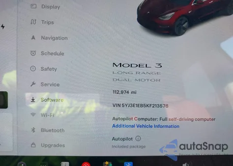 2019 Tesla Model 3 Long Range/Performance from USA, damaged, VIN 5YJ3E1EB5KF213576
